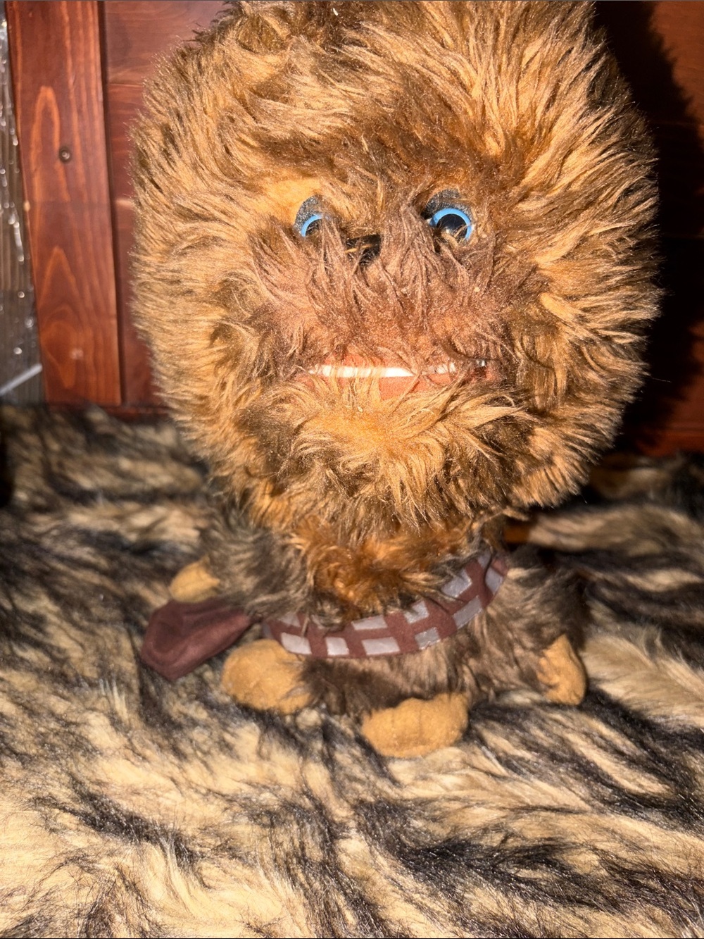 Star Wars Chewbacca 14” Big Head Talking Moving Plush Lucas Films Toy Rare HTF